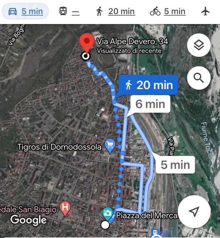"La Bella Della Cappuccina" Casa Con Parcheggio Interno Gratuito Leilighet Domodossola Eksteriør bilde